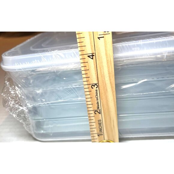 Mini Ice Cube Trays 4 Layers For Freezer With Lid & Scoop Easy Release BPA Free - Picture 12 of 12